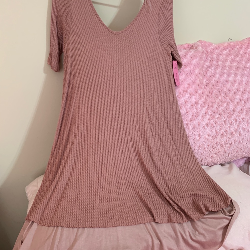 Mauve 2 layer boutique dress